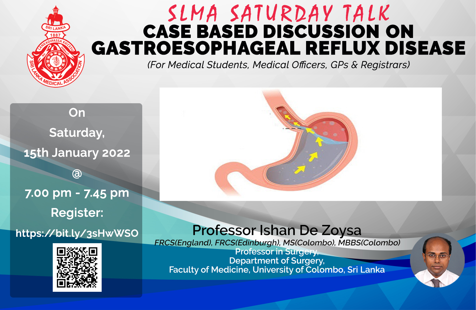 SLMA Saturday Talk Case based discussion on Gastroesophageal Reflux Disease